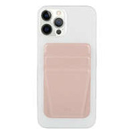 Support de téléphone magnétique Uniq Lyft support à encliqueter et porte-cartes rose / rose