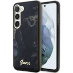Coque Guess Guhcs23shtmrsk S23 S911 Black/Black Hardcase Golden Marble Collection Case