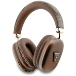 Słuchawki nauszne Guess Bluetooth 5.3 4G Triangle Logo brązowy