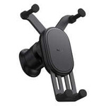 Support voiture Baseus avec chargeur inductif 15W intégré pour bouche d&#39;aération noir