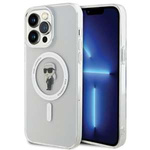 Etui Karl Lagerfeld KLHMP15XHFCKNOT iPhone 15 Pro Max 6.7" transparent hardcase IML Ikonik MagSafe Case