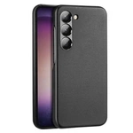 [APRÈS RETOUR] Coque Dux Ducis Grit pour Samsung Galaxy S23 coque élégante en cuir artificiel noir