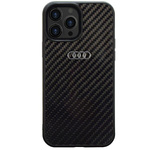 Audi Carbon Fiber iPhone 14 Pro Max 6.7"czarny/black hardcase AU-TPUPCIP14PM-R8/D2-BK