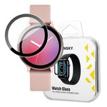 Wozinsky Watch Glass Verre Hybride pour Samsung Galaxy Watch Active 2 40 mm Noir