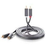 Câble Ugreen Ugreen câble audio vidéo stéréo 2x Cinch 2m gris (10518)