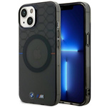 Coque BMW BMHMP13MHGPK iPhone 13 / 14 / 15 6.1" gris/gris Motif MagSafe Case