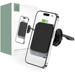 TECH-PROTECT MM15W-V2 MagNETIC MagSafe VENT CAR MOUNT WIRELESS CHARGER 15W BLACK