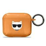 Coque KARL LAGERFELD Apple Etui AirPods 3 Choupette Orange