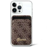 Portefeuille Guess Porte-cartes GUWMSHG4SHW marron/marron MagSafe 4G Classic Logo