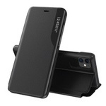 Eco Leather View Case étui élégant coque avec rabat et fonction stand iPhone 13 Pro noir