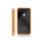 Case-Mate Hula Bumper Apple iPhone 4 4S Orange 2 Foils