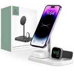 TECH-PROTECT QI15W A22 3IN1 MagNETIC MagSafe WIRELESS CHARGER WHITE