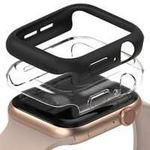 Ringke Slim Watch Case Set 2x Watch Case Smartwatch 6 40mm / Watch 5 40mm / Watch 4 40mm / Watch SE 40mm Transparent + Noir (S512R228)