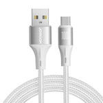 Joyroom Light-Speed ​​​​Series SA25-AC6 Câble de transfert rapide USB-A / USB-C 100W 2m - Blanc
