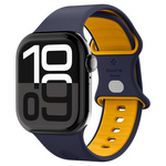 BRACELET SPIGEN APPLE WATCH 6 / 7 / 8 / 9 / 10 / SE / ULTRA 1 / 2 (44 / 45 / 46 / 49 MM) NANO POP BLEU MYRTILLE MARINE