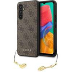 Guess GUHCSA54GF4GBR A54 5G A546 marron/marron dur case 4G Charms Collection