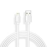 CABLE T-PHOX NETS LIGHTNING BLANC 2.4A ; PVC ; 2M