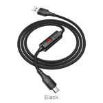 HOCO SELECTED Central Timing LCD Micro USB cable S13 noir