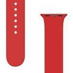 Bracelet en silicone APS Bracelet de Watch en silicone 8/7/6/5/4/3/2 / SE (41/40 / 38mm) Bracelet Bracelet Rouge