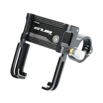 GUB uchwyt rowerowy na kierownicę P10 Aluminium + silikonowy uchwyt czarny