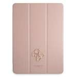 Coque GUESS Apple iPad Pro 12.9 2021 Etui à livre Collection Saffiano rose