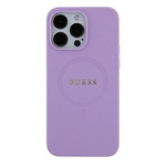 Etui Guess iPhone 16 Pro Max 6.9" fioletowy/purple harcase Saffiano MagSafe