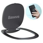 Support de téléphone porte-anneau auto-adhésif ultra-mince Baseus gris (SUYB-0A)