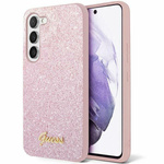 Etui Guess GUHCS24MHGGSHP Samsung Galaxy S24 Plus S926 różowy/pink hardcase Glitter Script Case