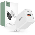 TECH-PROTECT NC30W CHARGEUR RÉSEAU 2 PORTS PD30W/QC3.0 BLANC