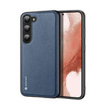 Dux Ducis Fino Coque Samsung Galaxy S23+ avec cadre en silicone bleu