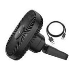 [APRÈS RETOUR] Baseus Vehicle mounted Backseat wireless Fan car headrest windmill black (CXZR-01)