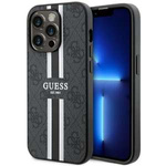 Coque Guess GUHMP14LP4RPSK iPhone 14 Pro 6.1" noir/noircase 4G Printed Stripes MagSafe Case