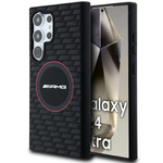 Etui AMG AMHMS24L23SMRK S24 Ultra S928 czarny/black hardcase Silicone Carbon Pattern MagSafe Case