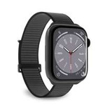 PURO Nylon Sport - Bracelet pour Apple Watch 38/40/41 mm (Noir)
