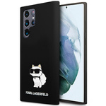 Etui Karl Lagerfeld KLHCS24LSNCHBCK S24 Ultra S928 hardcase czarny/black Silicone Choupette Case