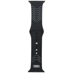 Pasek Audi Geometric Pattern Silicone    Watch Strap do Apple Watch 44/45/46/49mm czarny