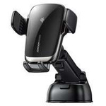 Joyroom wireless chargeur Qi 15 W automatic electric support voiture cockpit dashboard black (JR-ZS248)