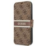 Coque GUESS Apple iPhone 13 Mini Livre 4G Stripe Brown Case