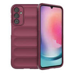 Coque Magic Shield pour Samsung Galaxy A24 4G coque blindée souple bordeaux