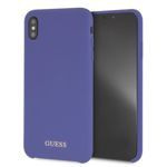 Coque GUESS Apple iPhone Xs Max Silicone Purple Hardcase