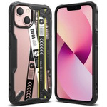 Ringke Fusion X Design coque housse blindée avec cadre iPhone 13 mini noir (Ticket band) (FXD540E43)