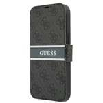 Coque GUESS Apple iPhone 13 Mini Livre 4G Stripe Grey Case