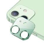 USAMS Verre trempé Apple iPhone 12 Mini Camera Lens Glass Metal Green Camera Protection Glass