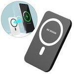 68040 WK Design batterie externe magnétique sans fil 5000 mAh (compatible avec MagSafe) (WP-215 noire)