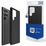 3mk Silicone Case Sam S23 Ultra S918 noir/noir