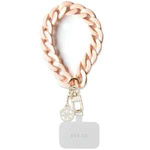 Guess GUOUCBMC4MP Universal Big Hand Strap rose/pink Acrylic 4G Charm