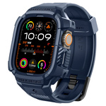Bracelet Spigen Rugged Armor "pro" Apple Watch Ultra 1 / 2 (49 Mm) Bleu marine