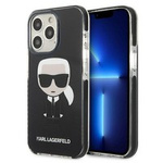 Coque KARL LAGERFELD Apple iPhone 13 13 Pro Iconik Karl Black Hardcase