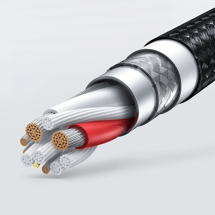 Câble Lightning à USB UGREEN 2.4A US199, 2m (noir)