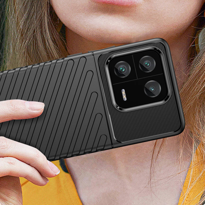 Funda Thunder Case para Xiaomi 13 Pro funda armadura de silicona negra